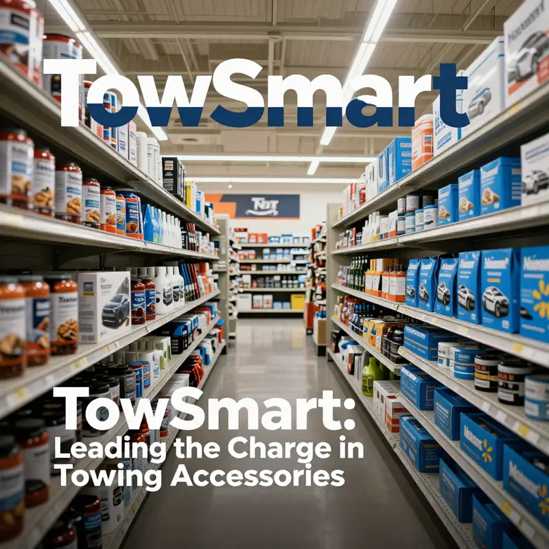 A showcase of TowSmart’s diverse range of towing accessories, highlighting their commitment to quality and functionality.