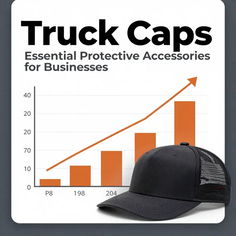 A robust pickup truck with a truck cap illustrates its function as a protective accessory against harsh weather.