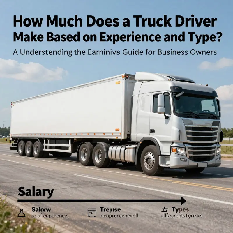 Map illustrating the salary variations for truck drivers in different regions.