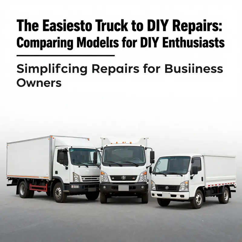 A mechanic focuses on the uncomplicated design of a truck, emphasizing its suitability for DIY repairs.