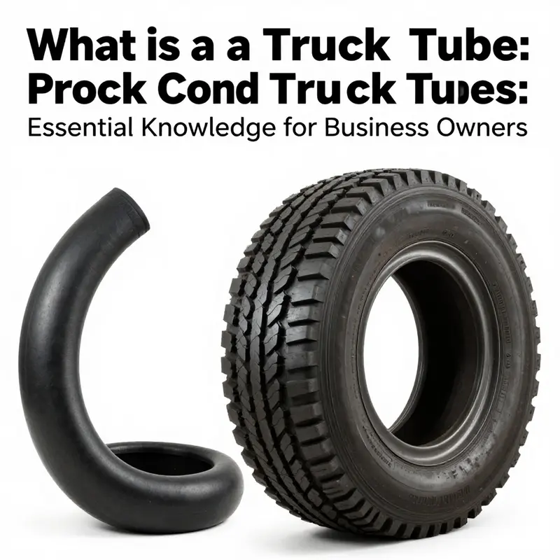A detailed look at a truck tube nestled within a truck tire, illustrating its critical role in holding air pressure.