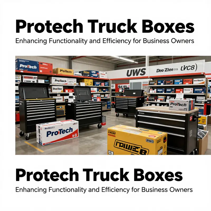 The dynamic landscape of the truck toolbox market showcasing ProTech’s position among key competitors.