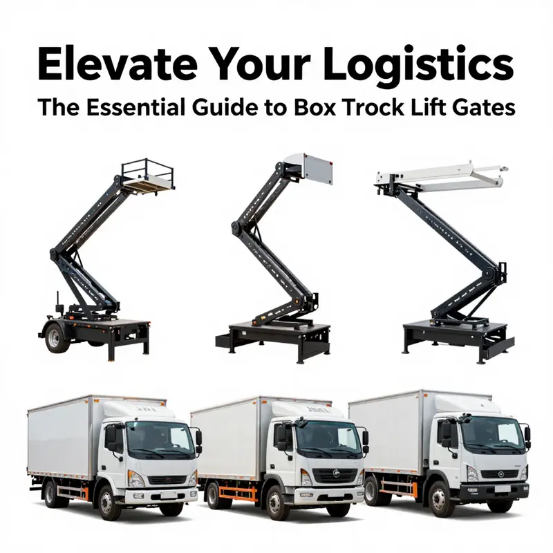Highlighting the essential features of box truck lift gates, focusing on their hydraulic mechanisms and operational design.