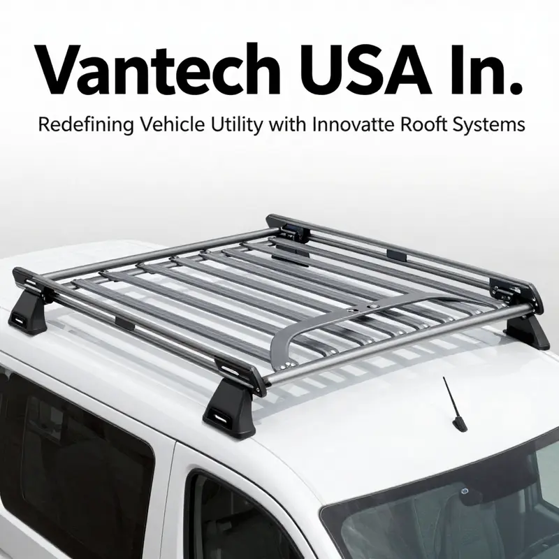 Vantech’s H2.1 roof rack system, exemplifying modular design and enhanced utility.