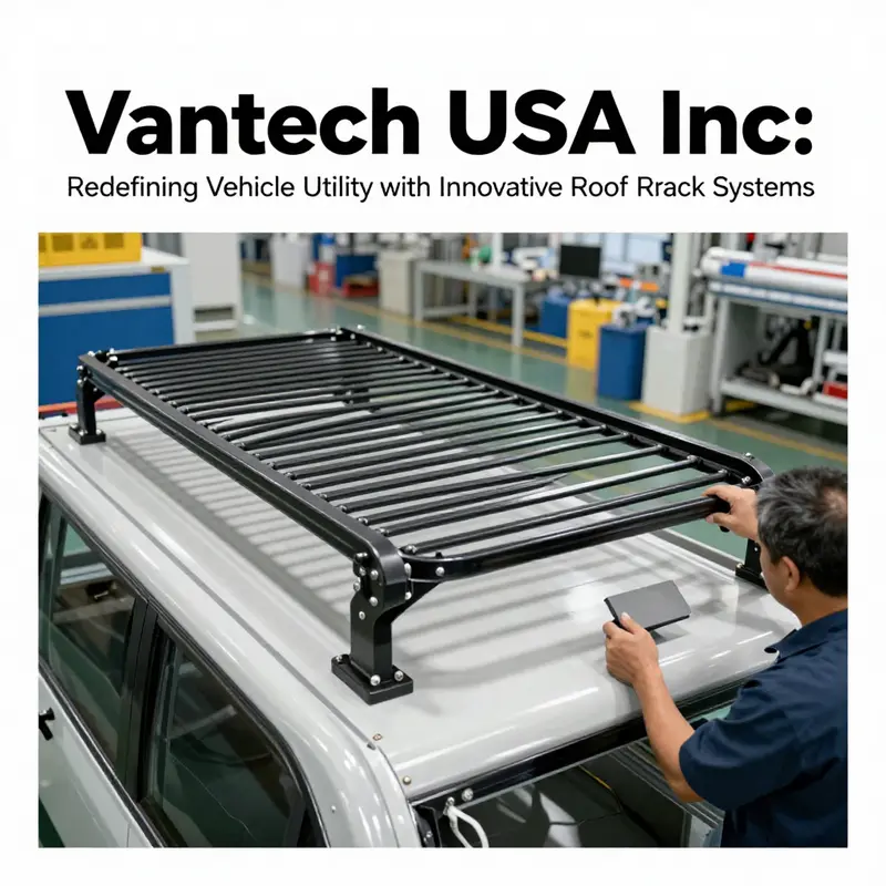 Vantech’s H2.1 roof rack system, exemplifying modular design and enhanced utility.