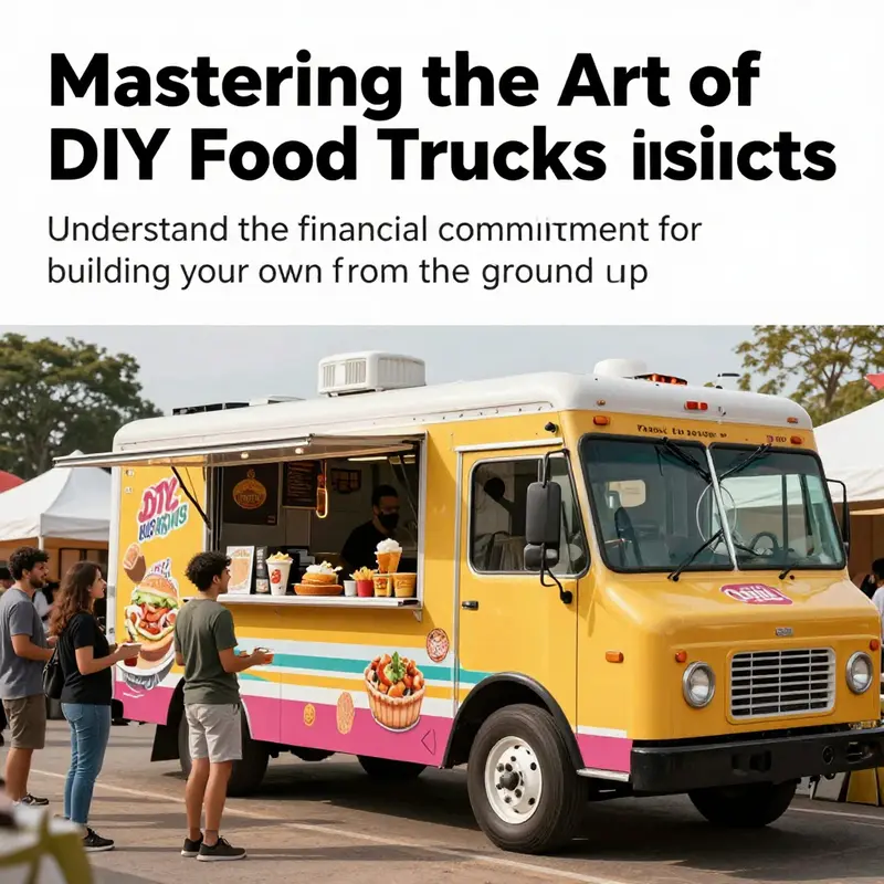 Food truck at a busy festival with customers enjoying food, showcasing the vibrancy of food truck businesses.