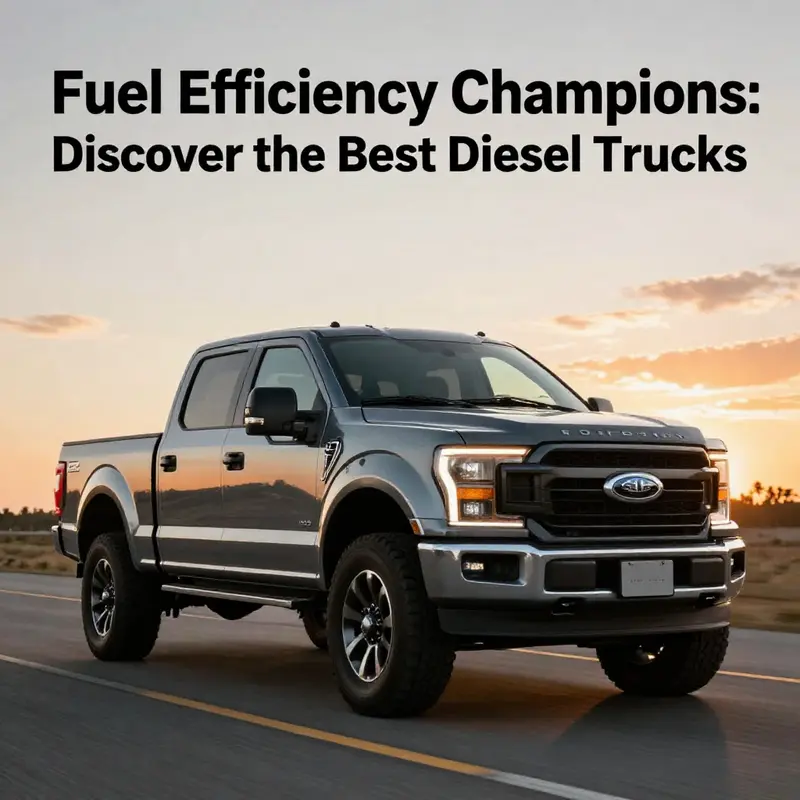 The 2024 Ford F-150 Power Stroke V6, the leader in diesel fuel efficiency.