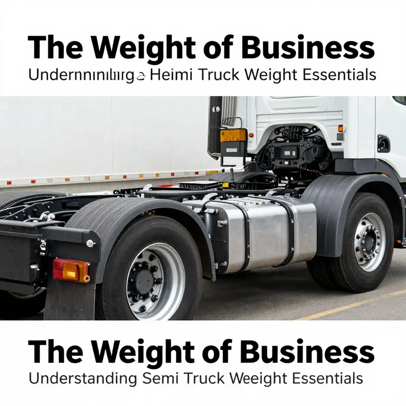 Curb weight measurement of a semi truck at a weigh station.