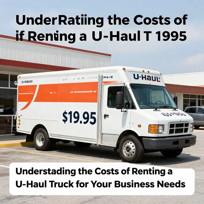 A business owner assesses the financial aspects of renting a U-Haul truck for a move.