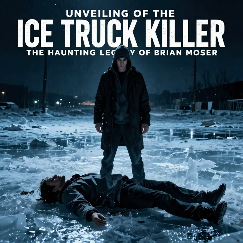 Brian Moser, the chilling Ice Truck Killer from *Dexter*, casting a dark shadow over his heinous deeds.