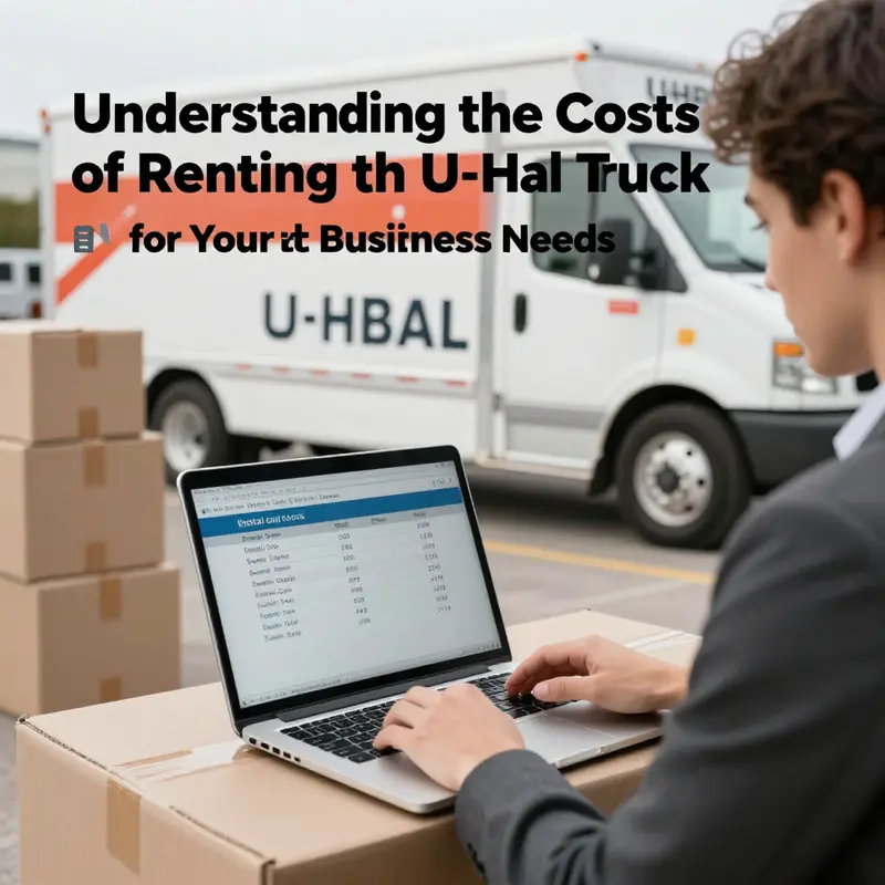 A business owner assesses the financial aspects of renting a U-Haul truck for a move.