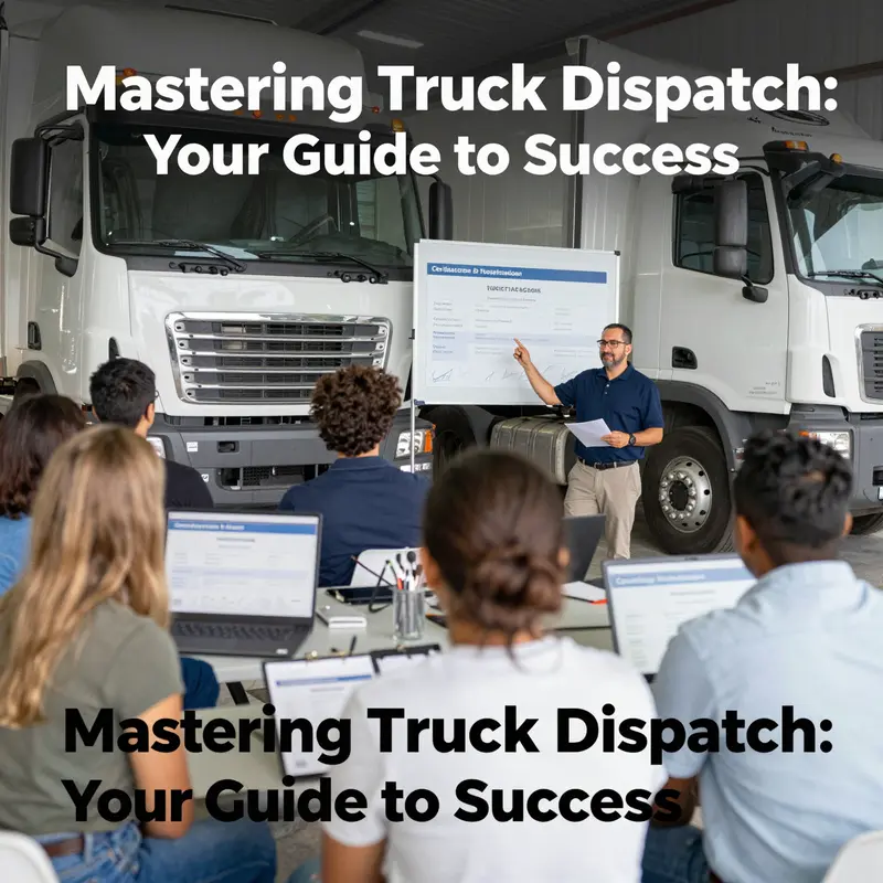 Students engaged in logistics training, highlighting the importance of education in dispatching.