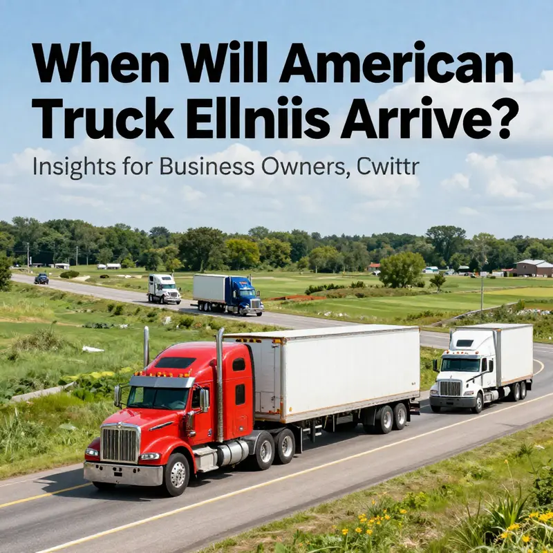 A picturesque Illinois highway with trucks, capturing the essence of American Truck Simulator.