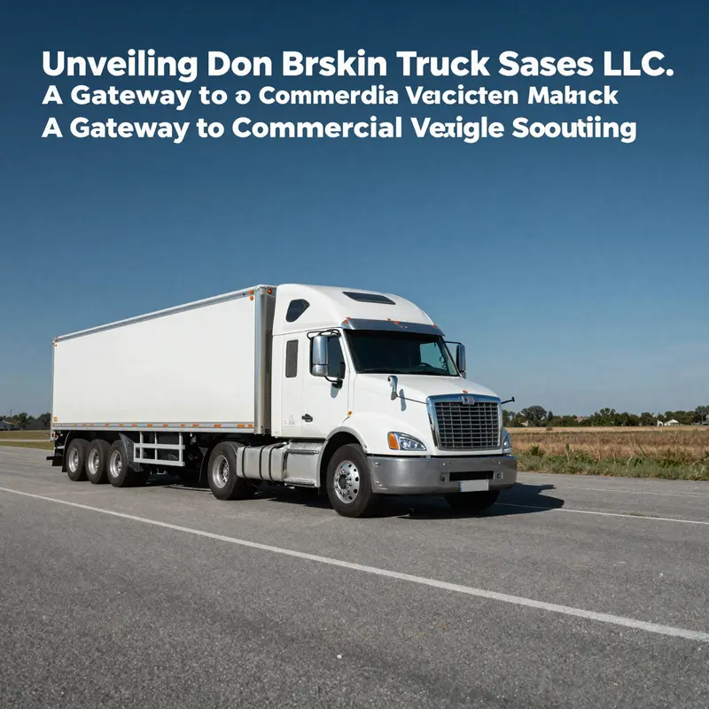 The storefront of Don Baskin Truck Sales LLC, representing its focus on commercial truck sales.