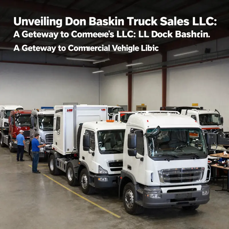 The storefront of Don Baskin Truck Sales LLC, representing its focus on commercial truck sales.