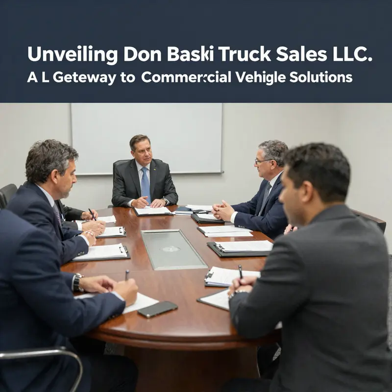 The storefront of Don Baskin Truck Sales LLC, representing its focus on commercial truck sales.