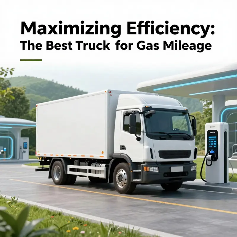 A modern heavy-duty truck designed for exceptional fuel efficiency on long hauls.