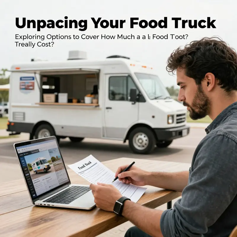 A glimpse of a new food truck, symbolizing reliability and customization opportunity for business owners.