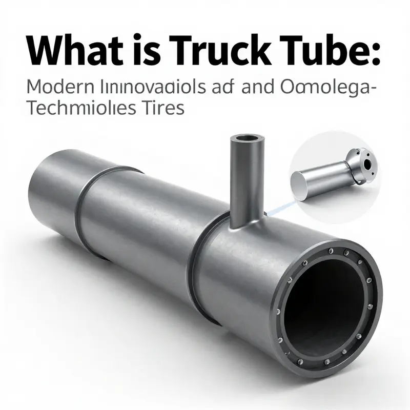 A detailed view of a truck tube, showcasing its robust design essential for performance.