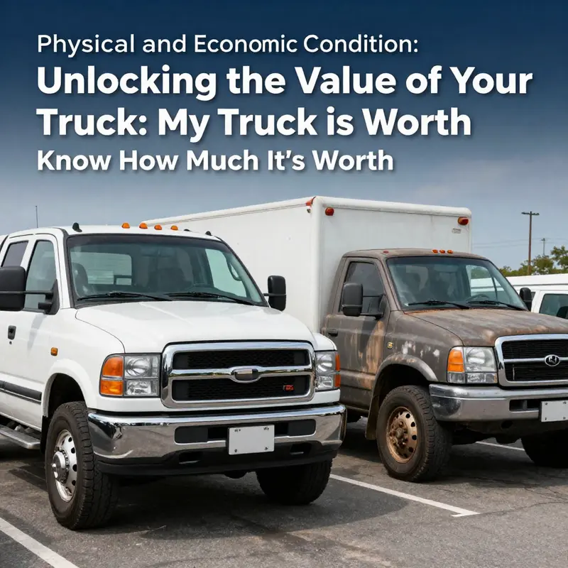 Key factors to assess when determining your truck’s worth.