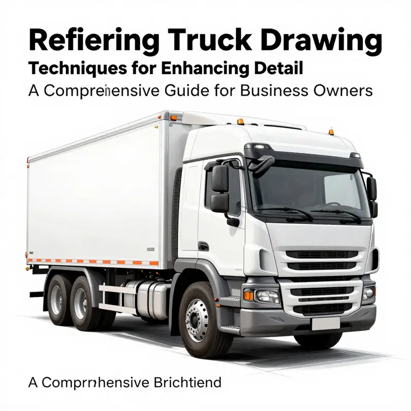 Visual progression of drawing a truck, starting from basic shapes.