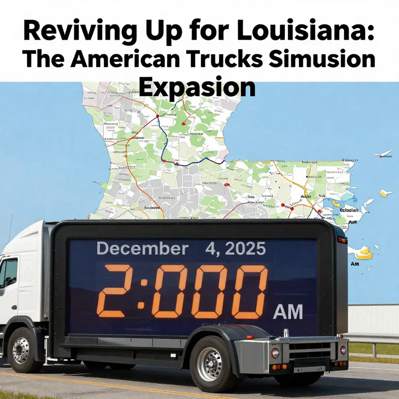 The Louisiana DLC for American Truck Simulator will be released on December 4, 2025.