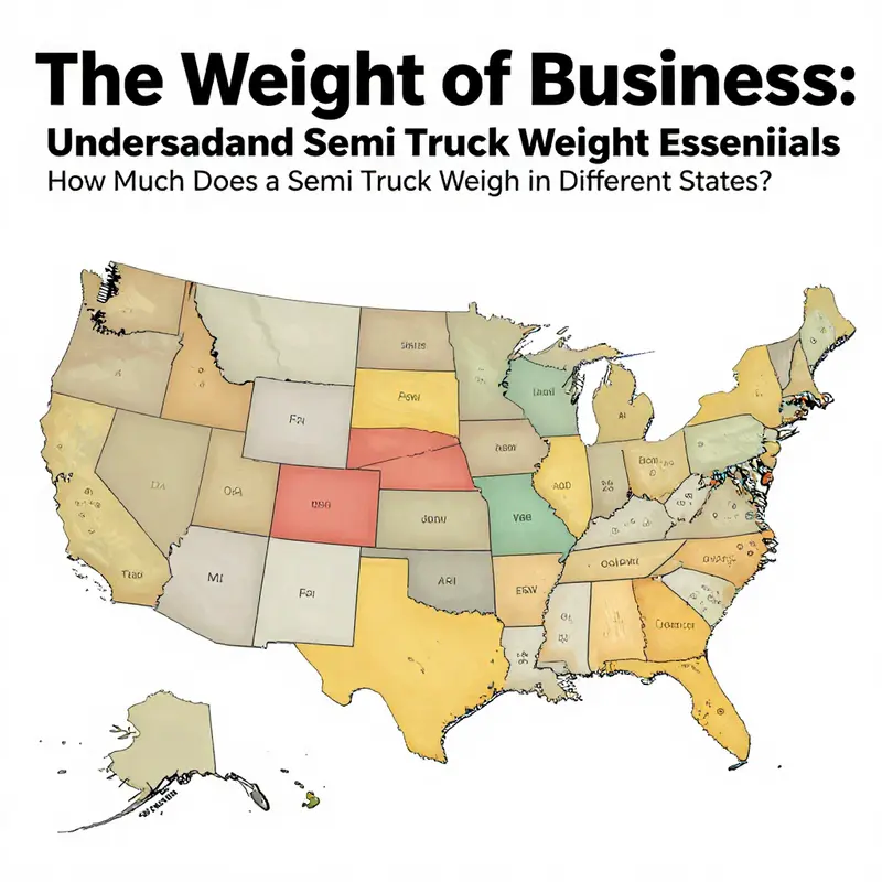 Curb weight measurement of a semi truck at a weigh station.