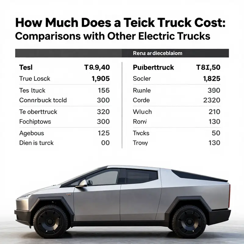 The Tesla Cybertruck highlights its pricing and features for potential buyers.