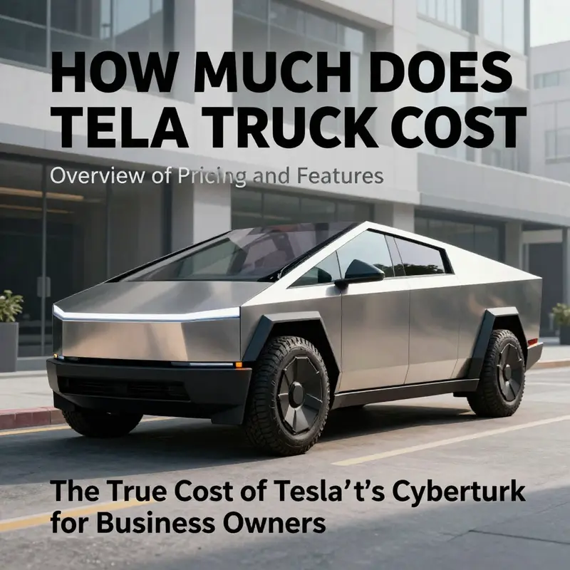 The Tesla Cybertruck highlights its pricing and features for potential buyers.
