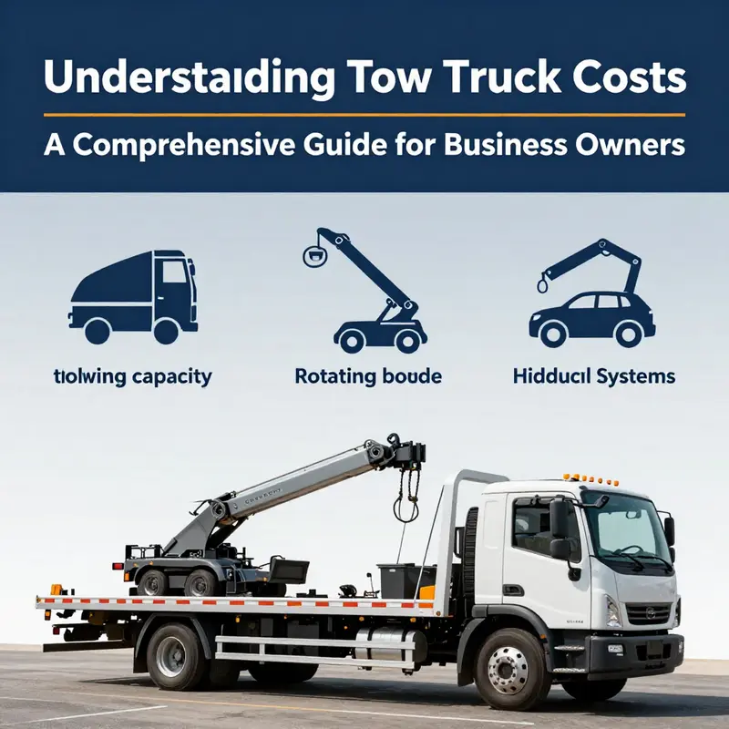 A detailed cost breakdown for various tow truck types.