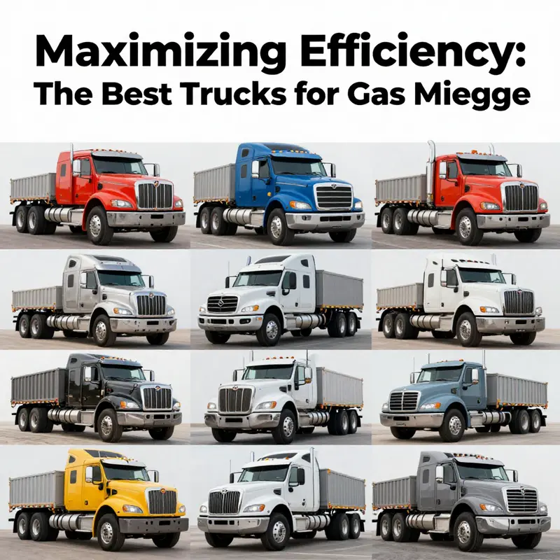 A modern heavy-duty truck designed for exceptional fuel efficiency on long hauls.