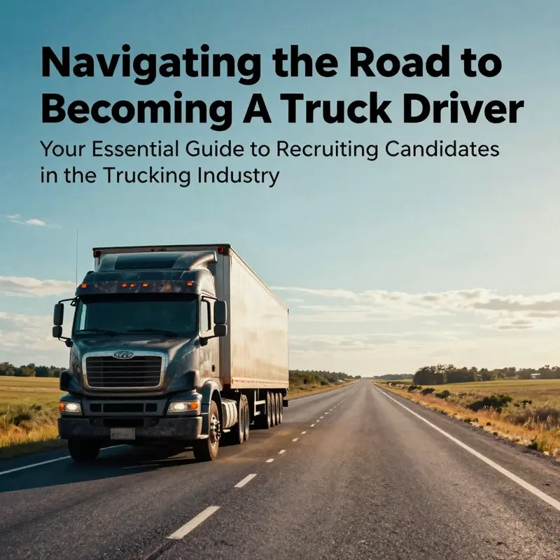 A scenic view of an open road symbolizing the opportunities and adventures in the trucking industry.