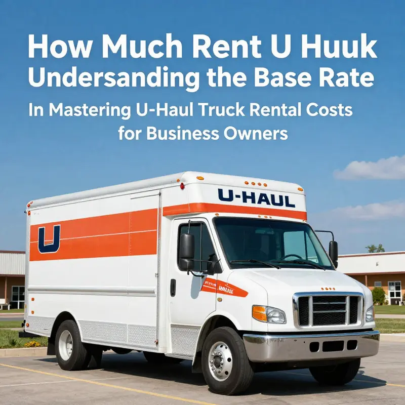 Exploring the base rates for U-Haul truck rentals.