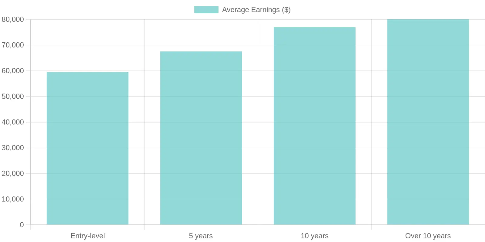 Average Earnings by Experience Level