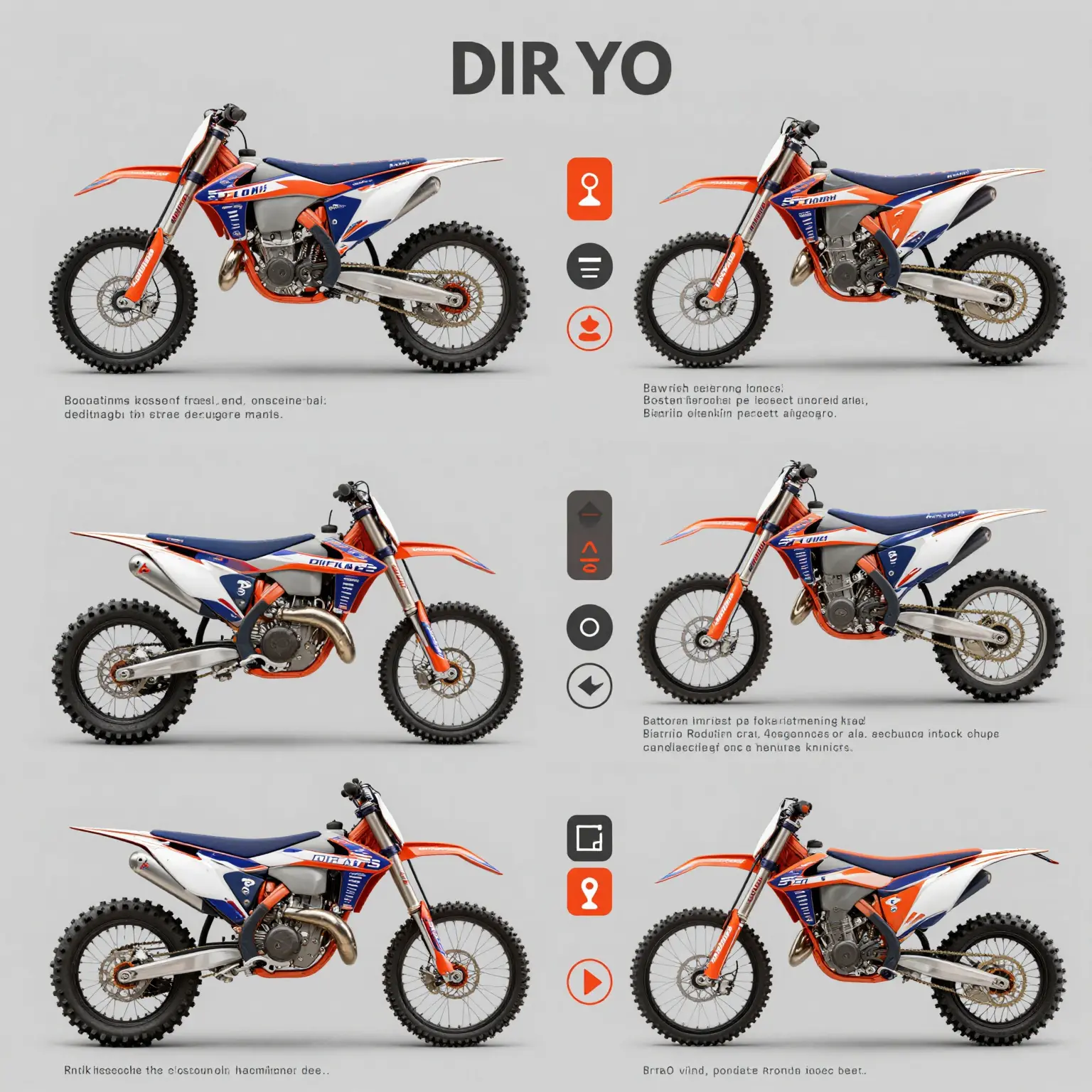 Types of Kayo Dirt Bike Graphics