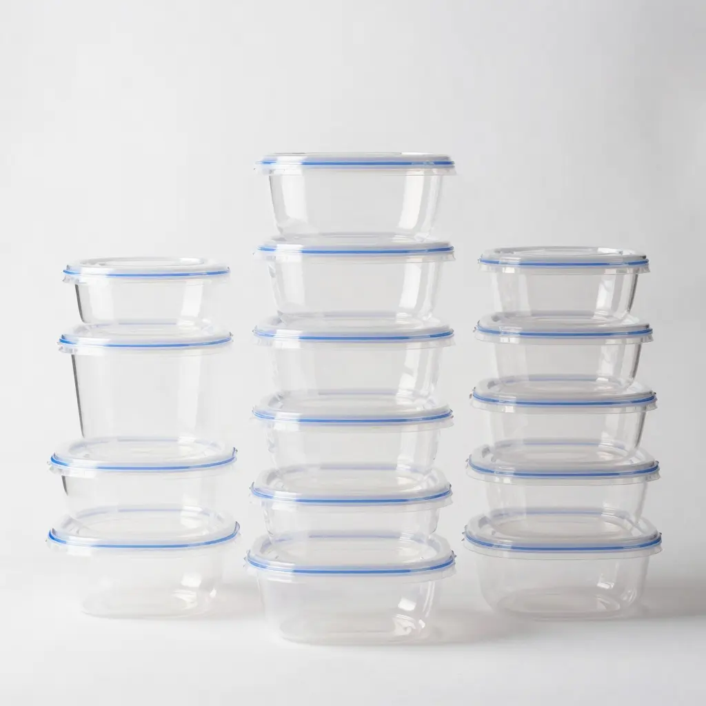 Transparent Plastic Food Containers