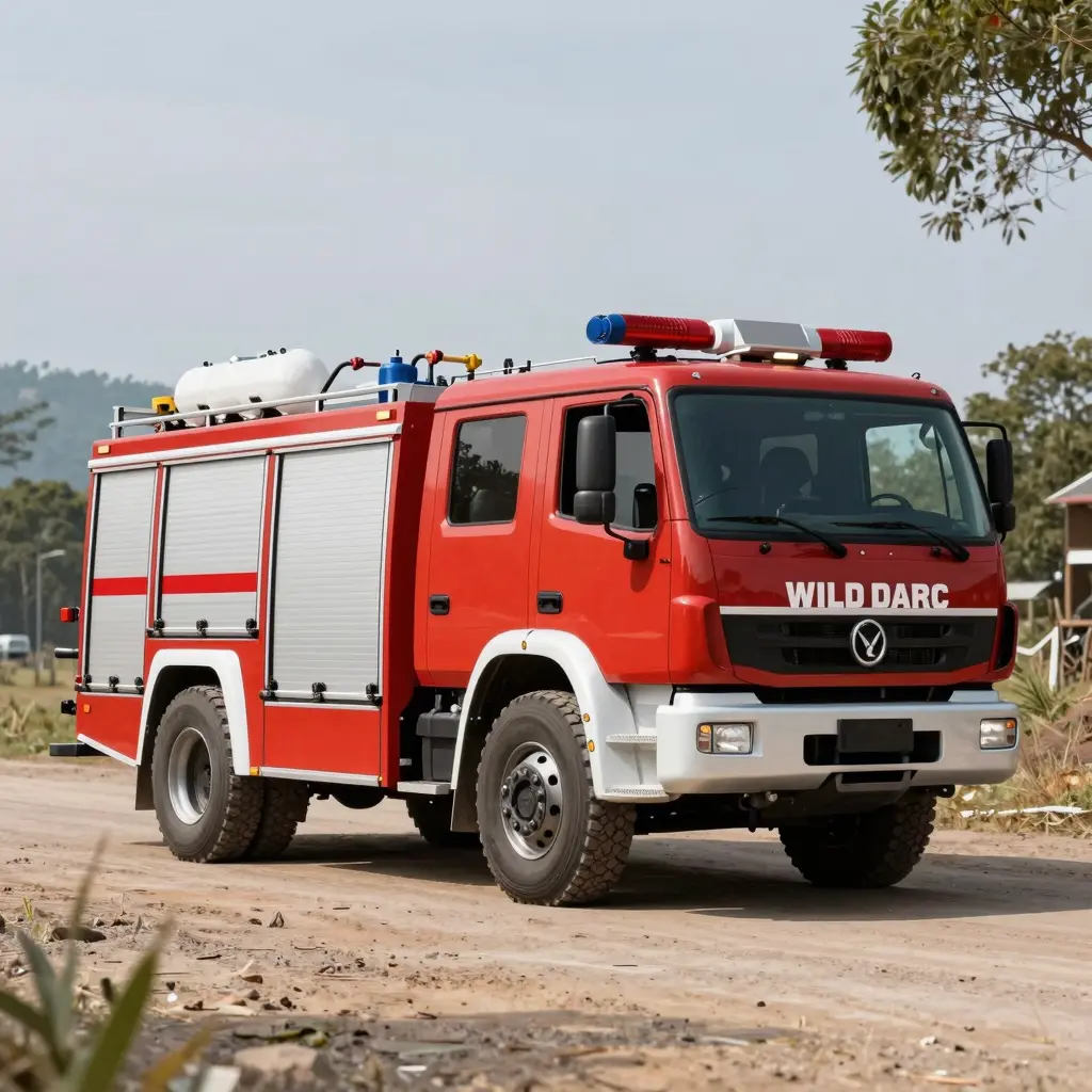 Modern Wildland Fire Truck