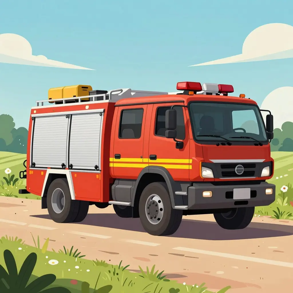 Compact Wildland Fire Truck