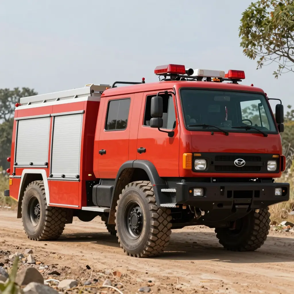 Off-Road Wildland Fire Truck